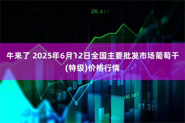 牛来了 2025年6月12日全国主要批发市场葡萄干(特级)价格行情